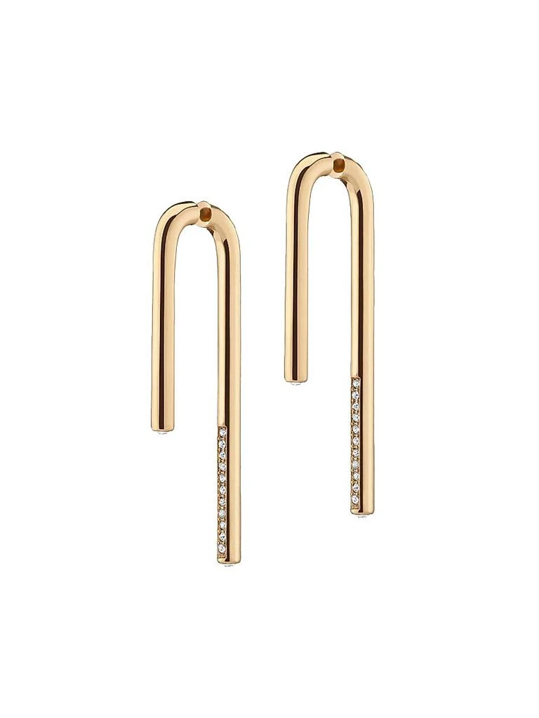 Demarson Celeste 12K Goldplated 
Crystal Drop Earrings