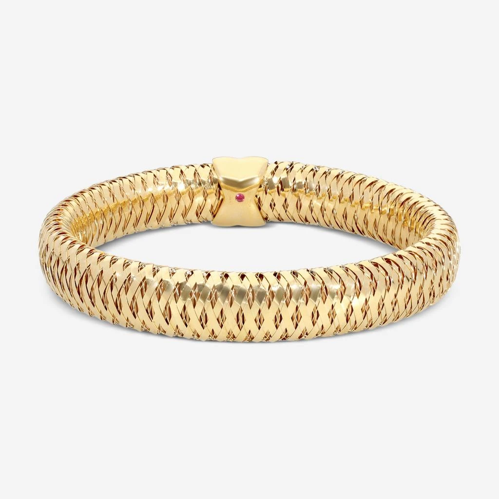 Roberto Coin Roberto Coin Primavera 18K Yellow Gold Bangle Bracelet 557773AYBA00 3