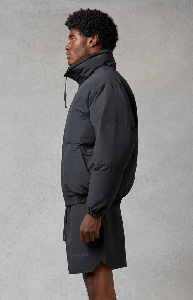 Essentials Black Puffer Jacket 3