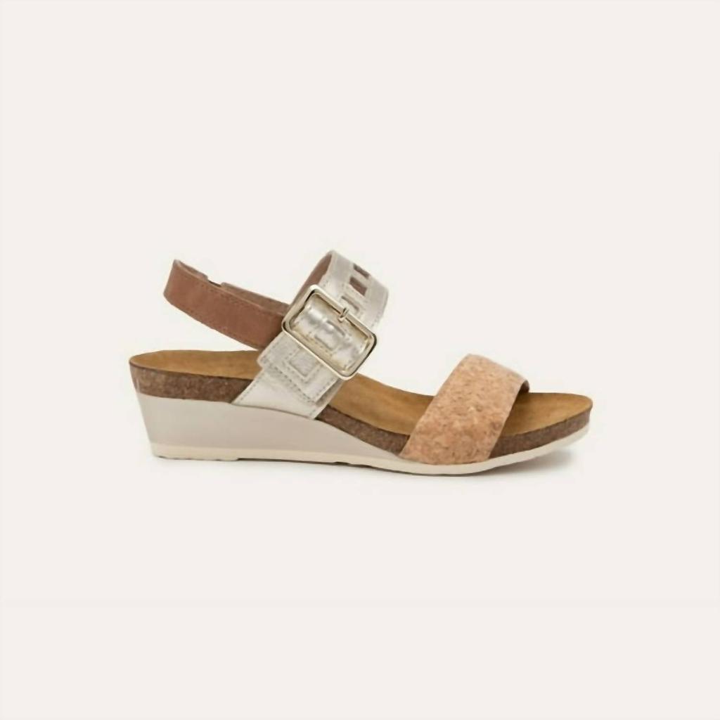 Naot Women's Dynasty Wedge In Latte