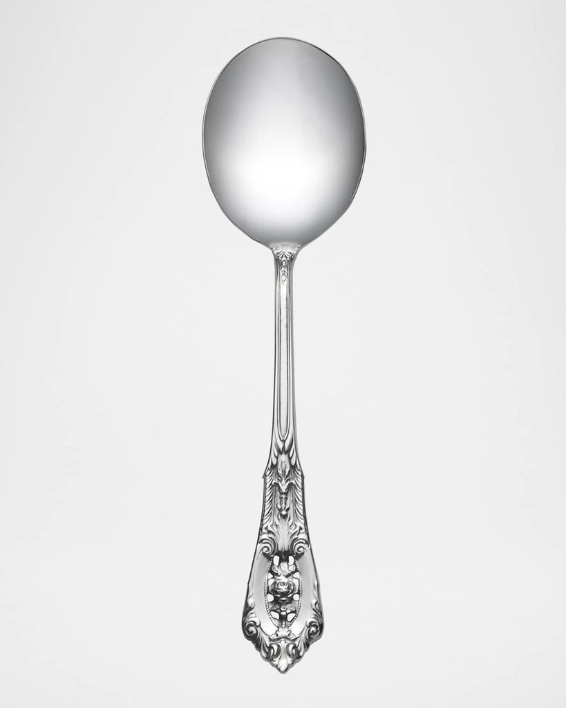Wallace Silversmiths Rose Point Cream Soup Spoon 1