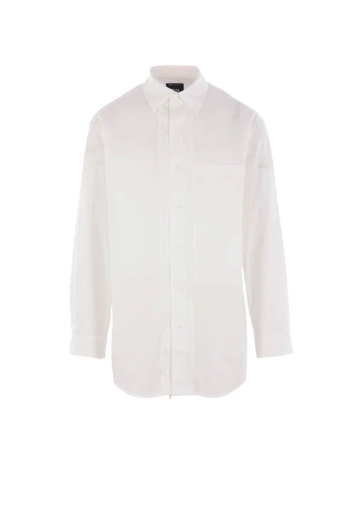 Y-3 Y-3 Logo Printed Poplin Shirt 1