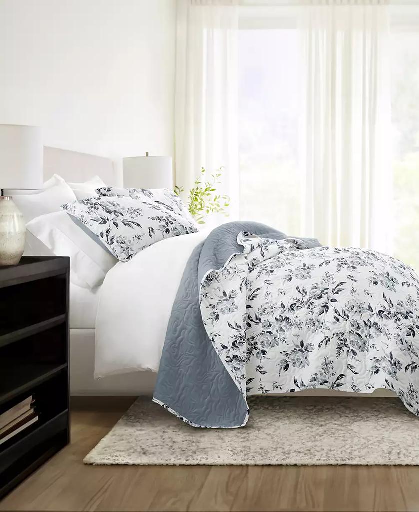 IENJOY HOME Rose Garden Reversible 2-Pc. Quilt Set