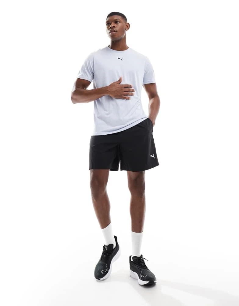 Puma Puma Essentials t-shirt in light blue marl 4