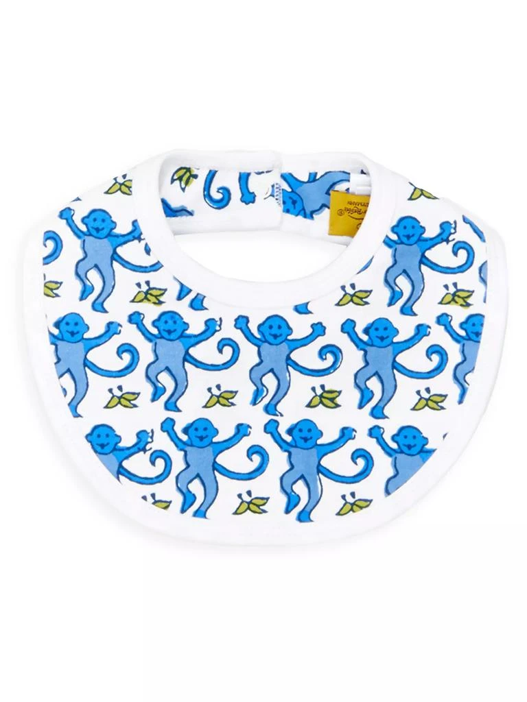 Roller Rabbit Baby's Monkey Print Bib 1