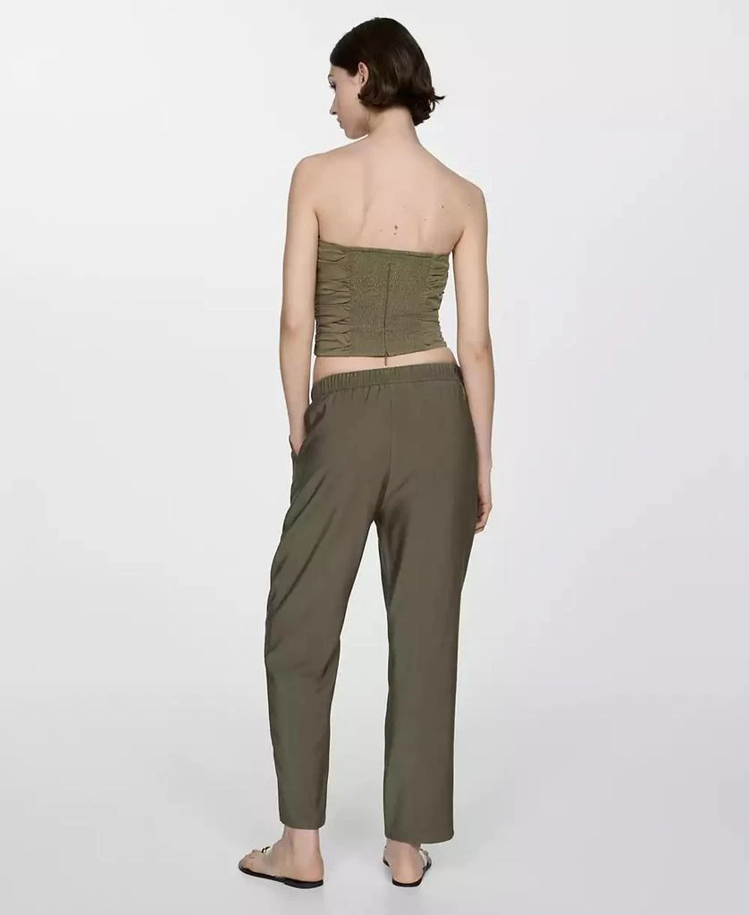 Mango Women's Drawstring Jogger Trousers 21