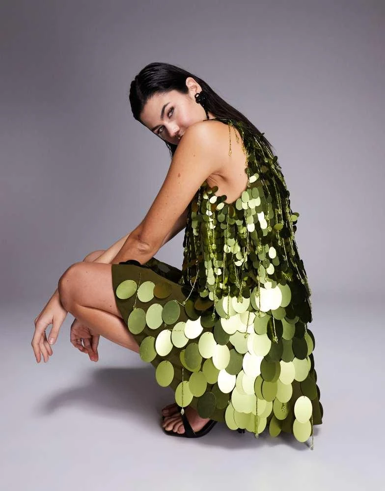 ASOS ASOS DESIGN dropped slouchy waist embellished mini dress in green - Dresses & Skirts - Compare Prices from 4+ Stores - Free Shipping - BeyondStyle ASOS ASOS DESIGN dropped slouchy waist embellished mini dress in green - Dresses & Skirts - Compare Prices from 4+ Stores - Free Shipping - BeyondStyle