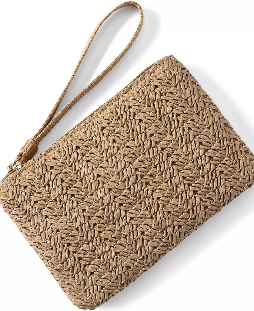 Lands' End Straw Wristlet