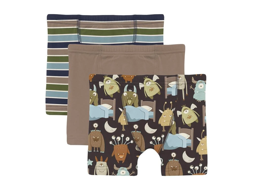 KicKee Pants Print Boxer Brief Set of 3 (Big Kid) 1