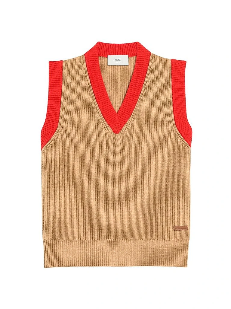 AMI Wool Knit Vest