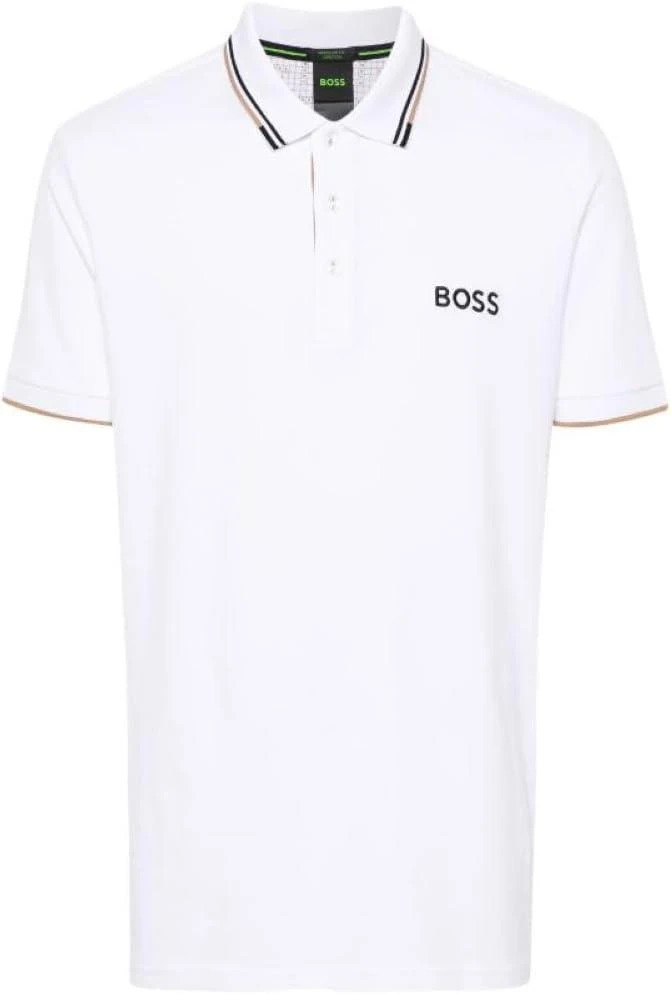 Hugo Boss Men's Paddy Pro Sretch Polo, White 1