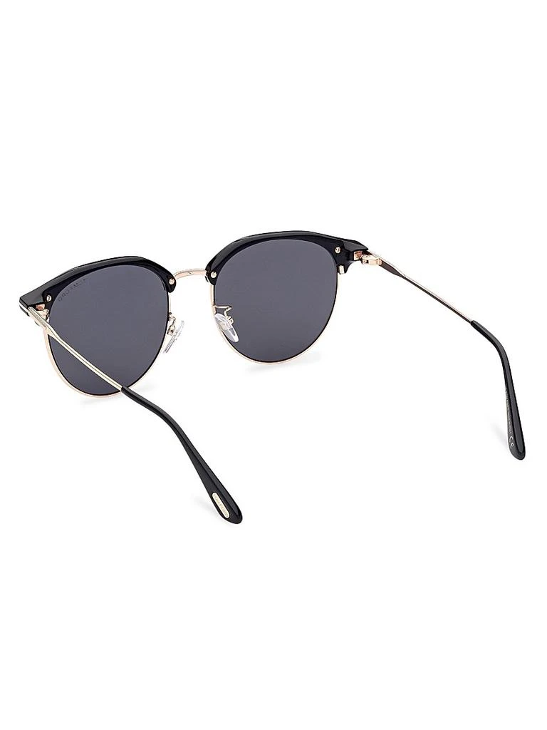 Tom Ford 55MM Clubmaster Round Sunglasses 4