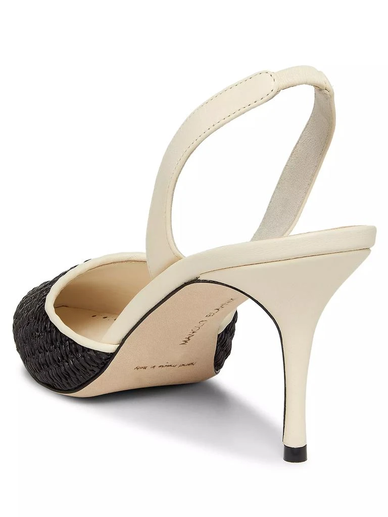 Manolo Blahnik Casam 70MM Leather Pumps 3