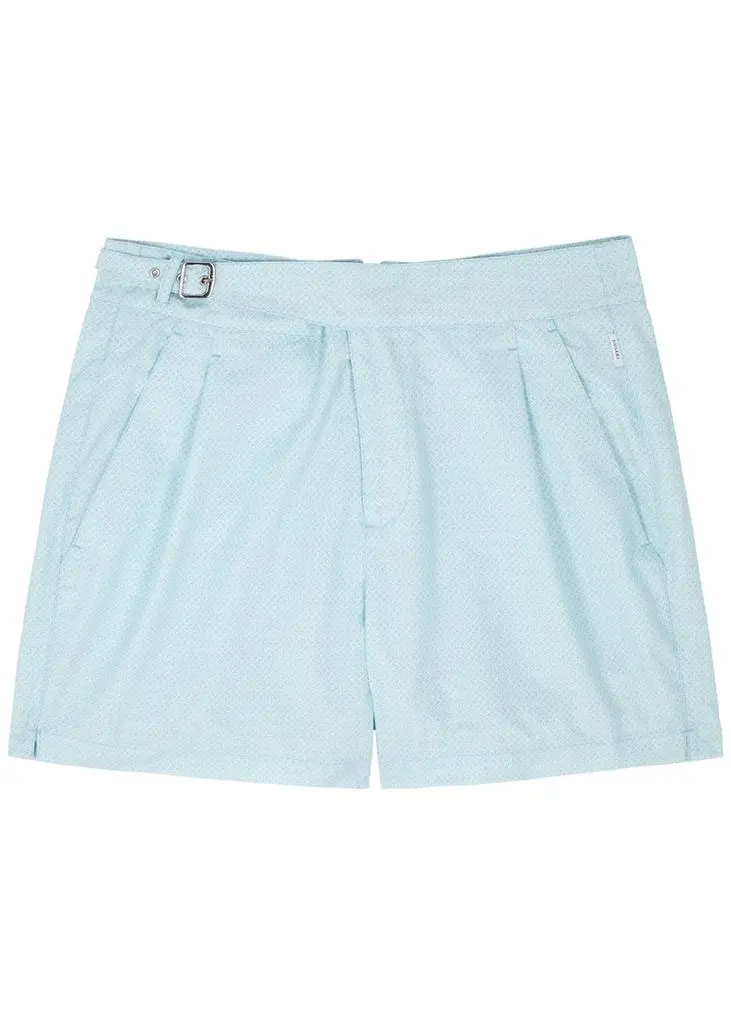 GUSARI The London printed shell swim shorts 1