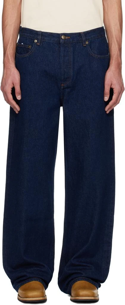 A.P.C. Navy Aaron Jeans 1