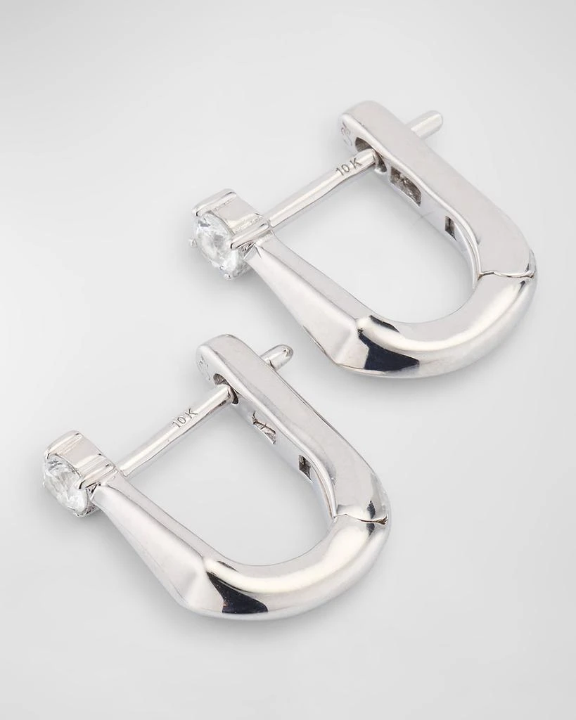 Monica Rich Kosann 925 Points North Sapphire Huggie Earrings 3