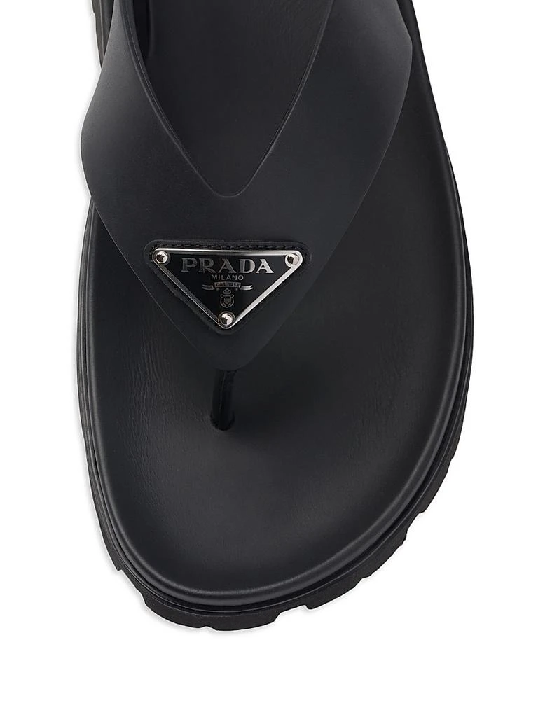 Prada Rubber Thong Sandals 5