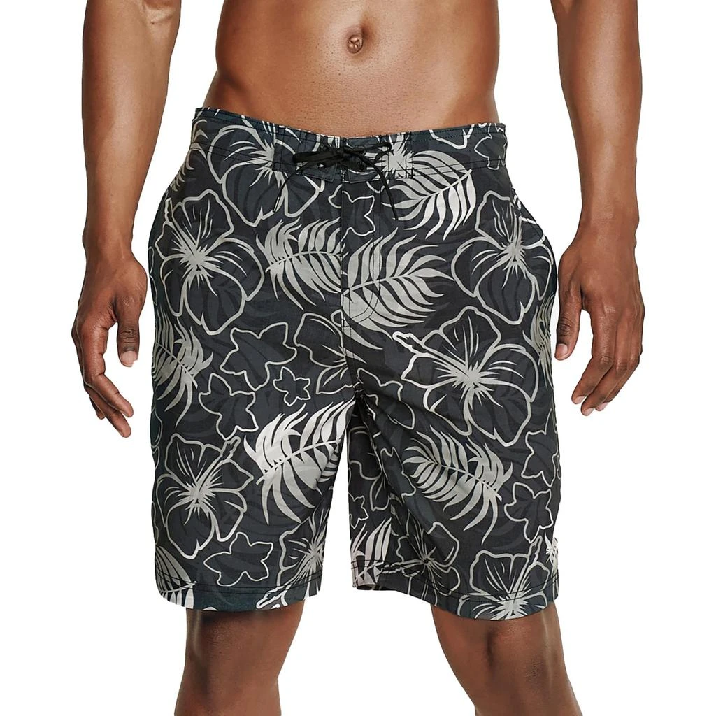 Speedo Mens Floral Print Recycled Polyester Swim Trunks 2