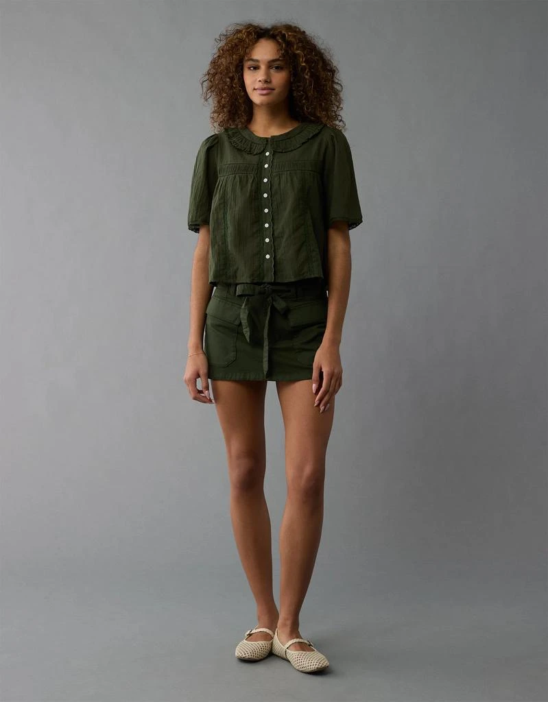 AE AE Collared Pintuck Blouse 1