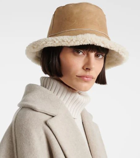 Brunello Cucinelli Reversible shearling bucket hat 5