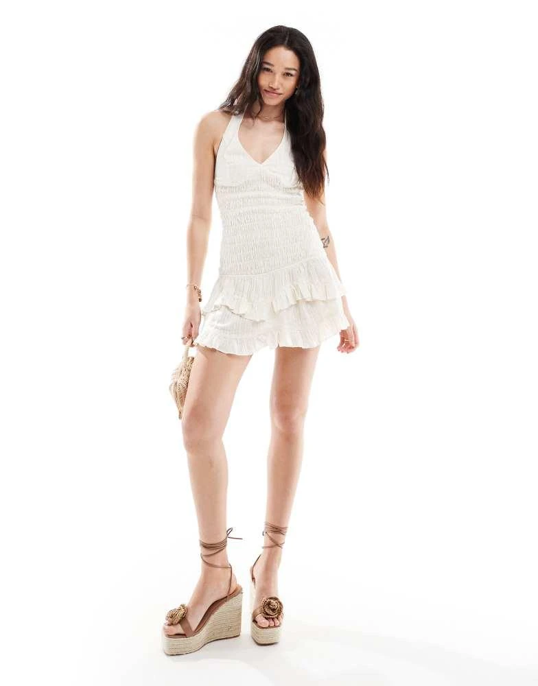 sleeveless knee length dress Elegant Off Shoulder Sleeveless Knee-Length Simple Wedding Dress PW318 –  MyGirlProm.com main image 1