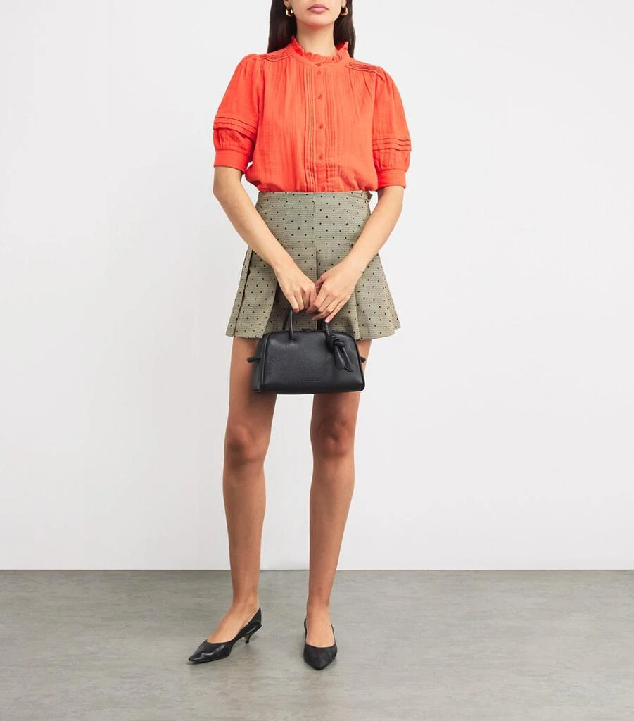 ME+EM Cotton Frill-Trim Blouse 2