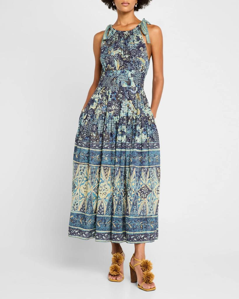 Ulla Johnson Essie Printed Sleeveless Midi Dress 2
