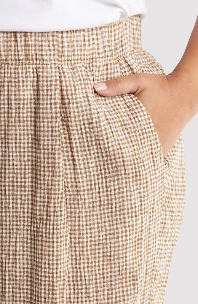 Eileen Fisher Organic Linen Tapered Ankle Pants 4