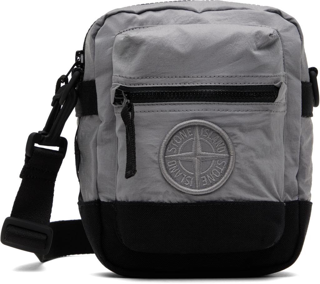 Stone Island Black Rucksack Bag - Crossbody Bags - BeyondStyle