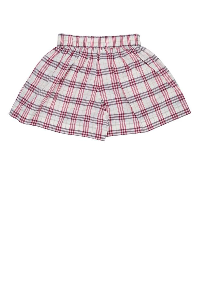 Burberry Burberry Kids Marcy Checked Shorts