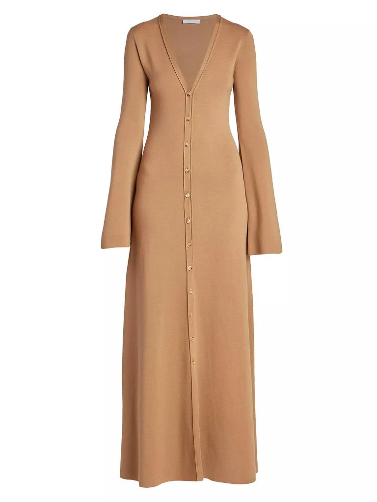 Chloé Knit Long-Sleeve Maxi Dress 1