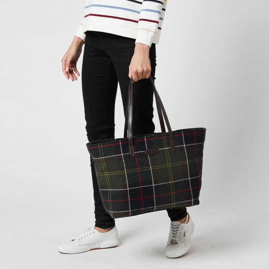 Barbour Barbour Women's Witford Tartan Tote Bag - Classic 5