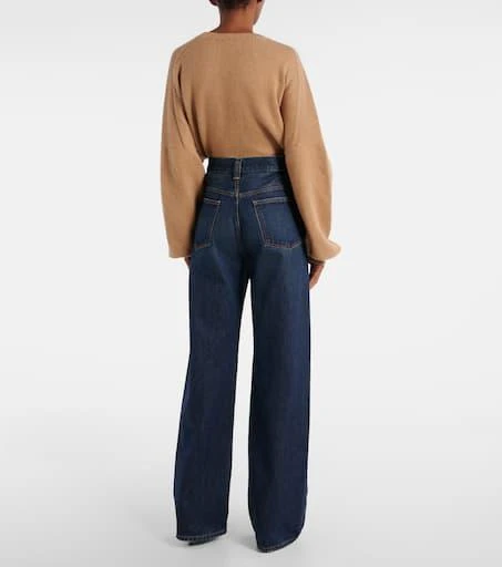Khaite Bonnie high-rise wide-leg jeans 3