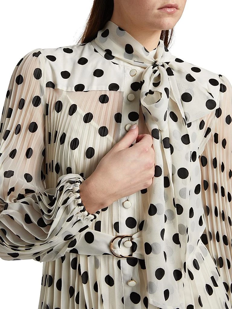 Zimmermann Polka Dot Pussybow Minidress 6
