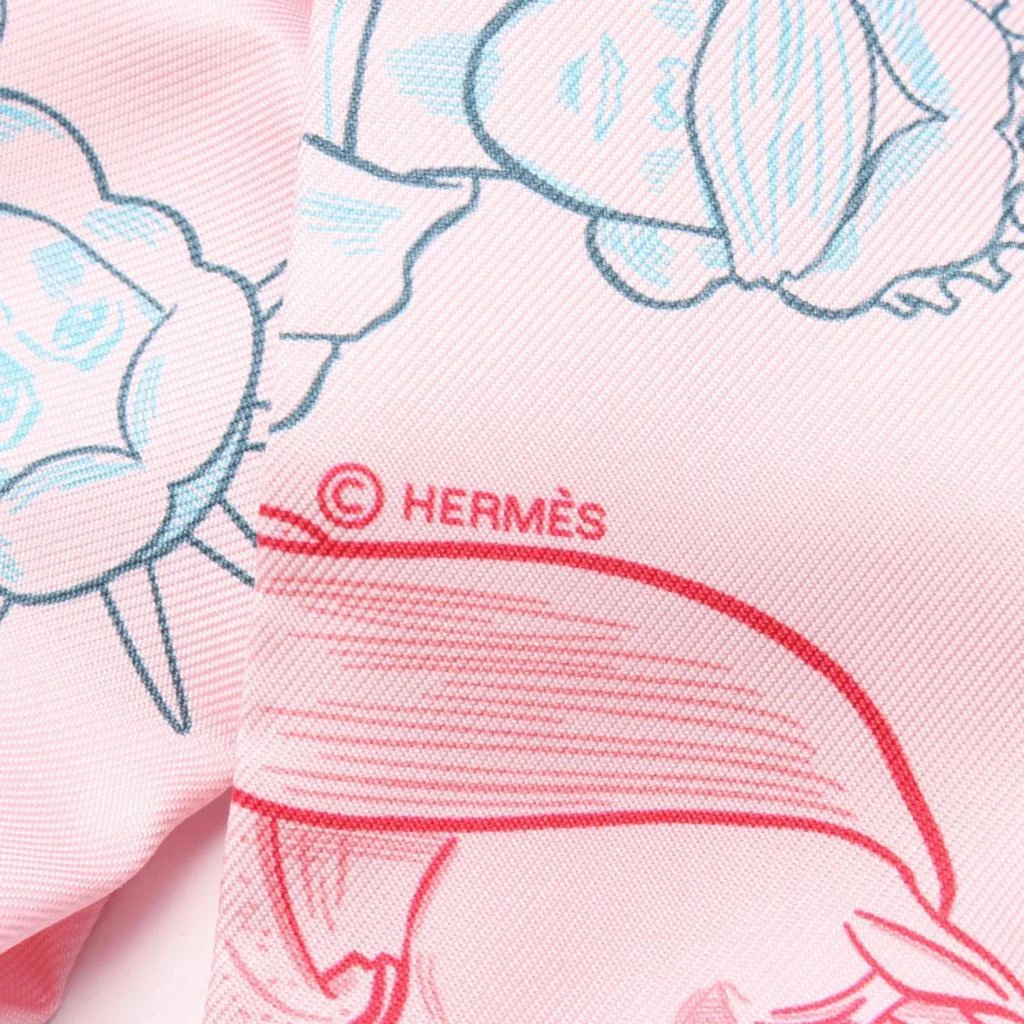 Hermes blue pink Color Silk Scarf (Pre-Owned) 2