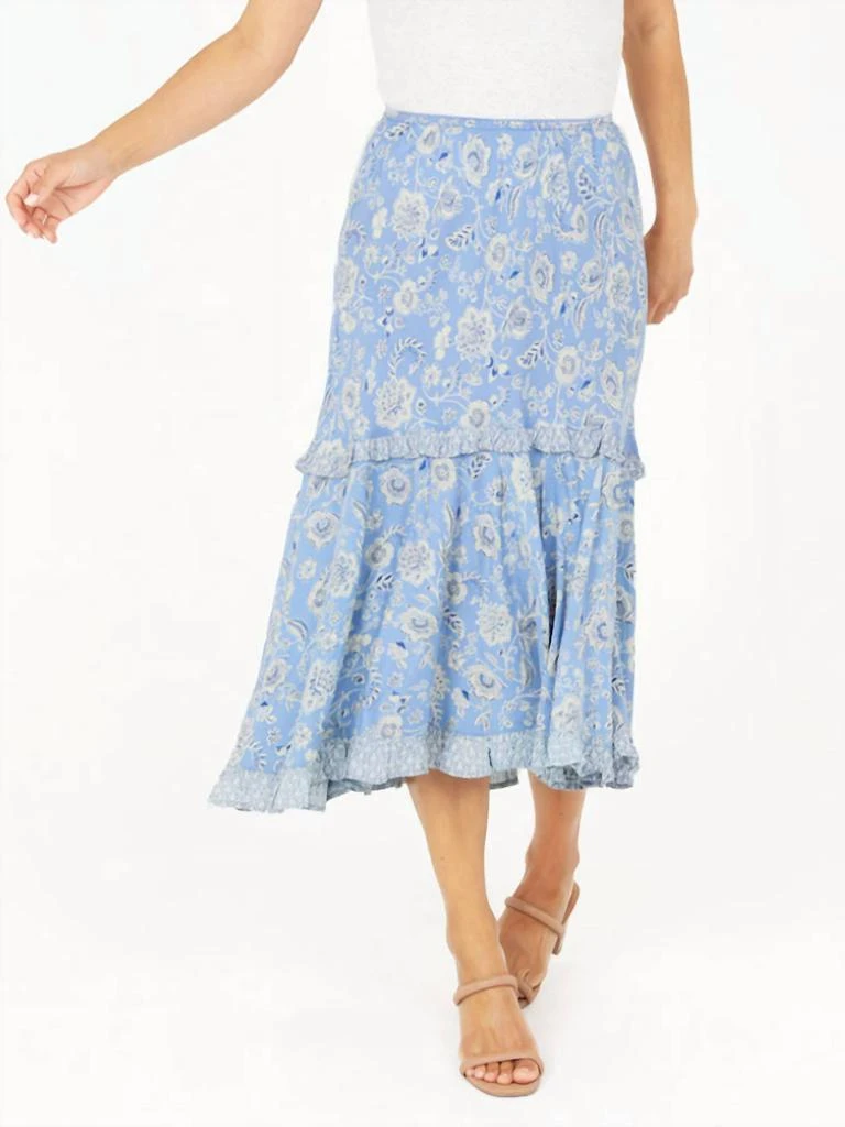 Nostalgia Santorini Midi Skirt 2