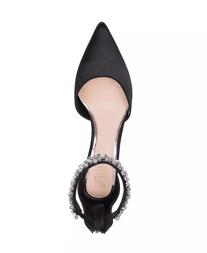 Badgley Mischka Women's Robles Kitten Heel Evening Pumps 4