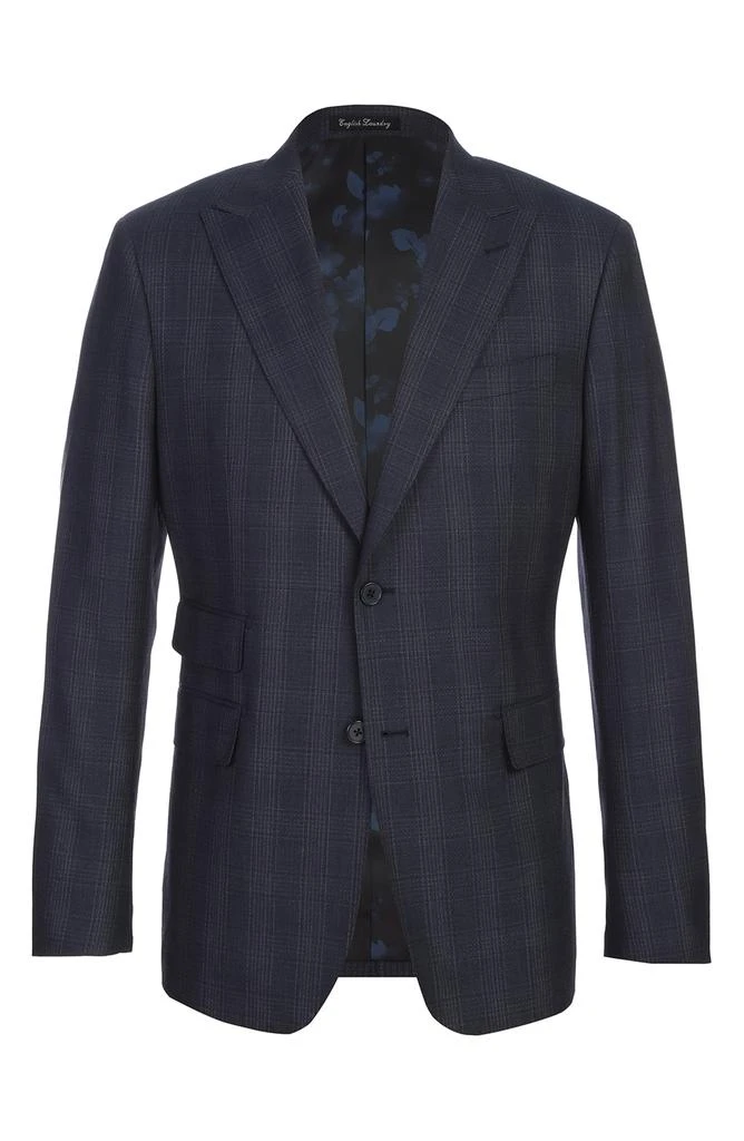 English Laundry Peak Lapel Wool Blend Suit 7