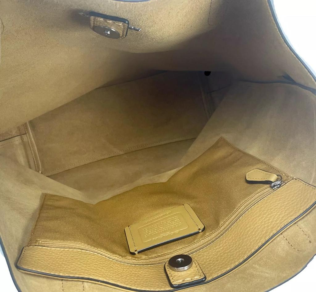 COACH COACH Leather blue Thea Tote Shoulder Purse Women's Bag