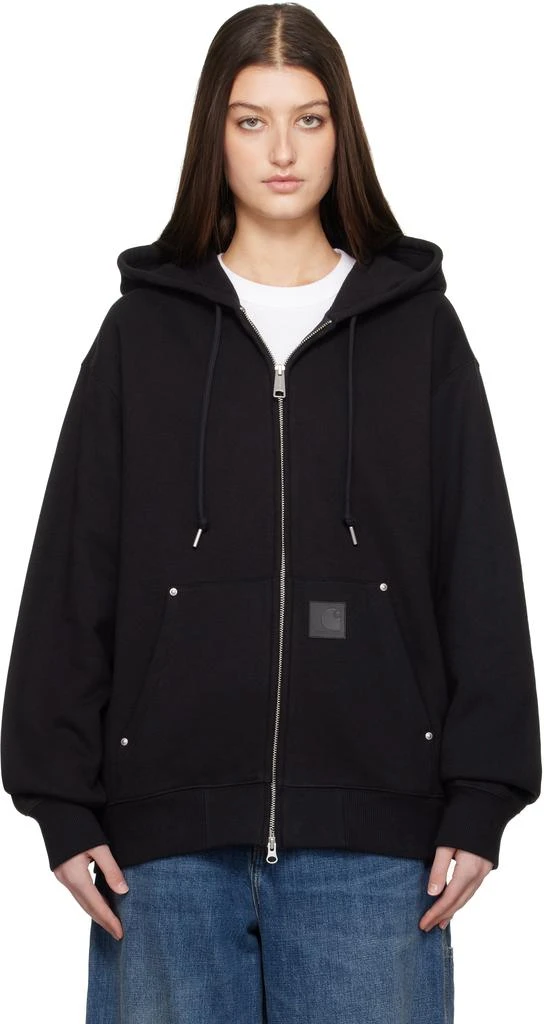 Carhartt WIP Black Eldon Hoodie 1