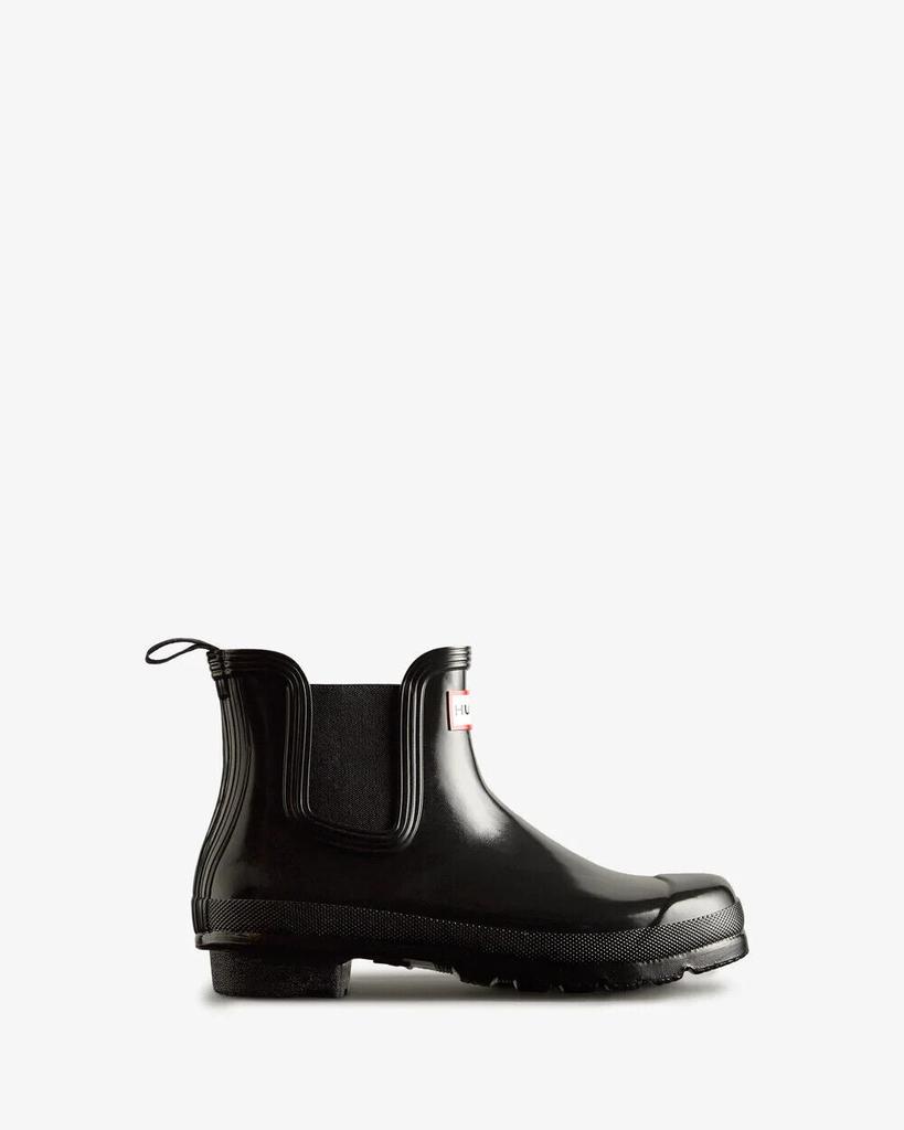 Hunter Original Gloss WFS2078RGL Chelsea Boots Womens 6 Black Waterproof ZPO2619