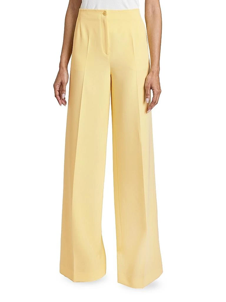 Santorelli Techno Crepe Wide-Leg Pants 3