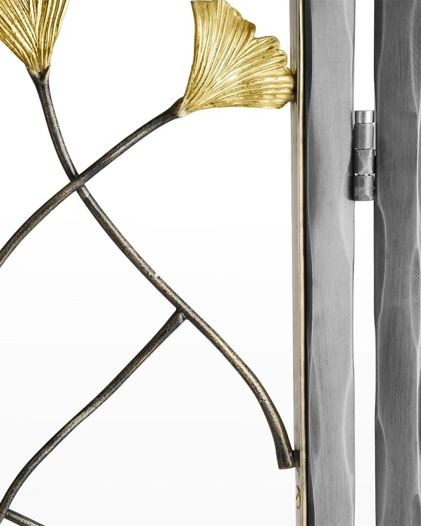 Michael Aram Golden Ginkgo Firescreen 3