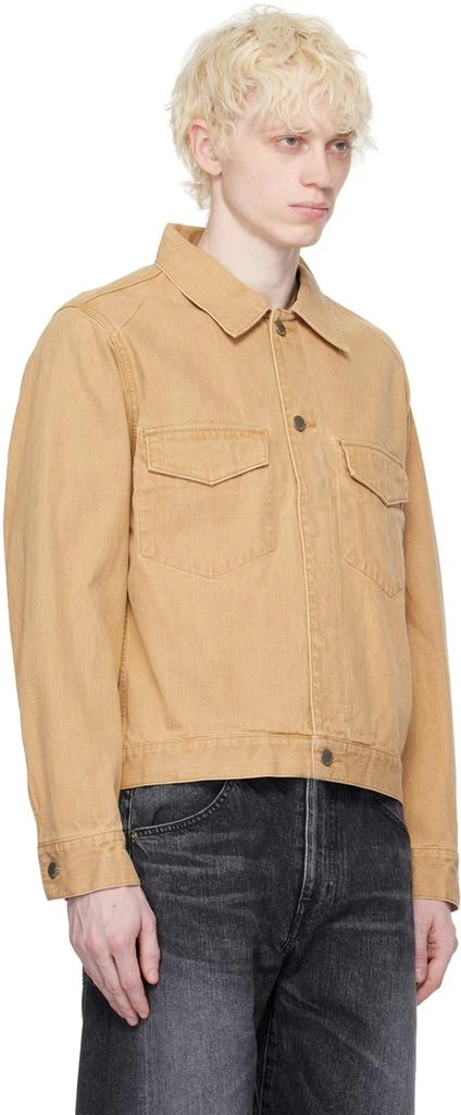 JieDa Beige Color Denim Jacket 2