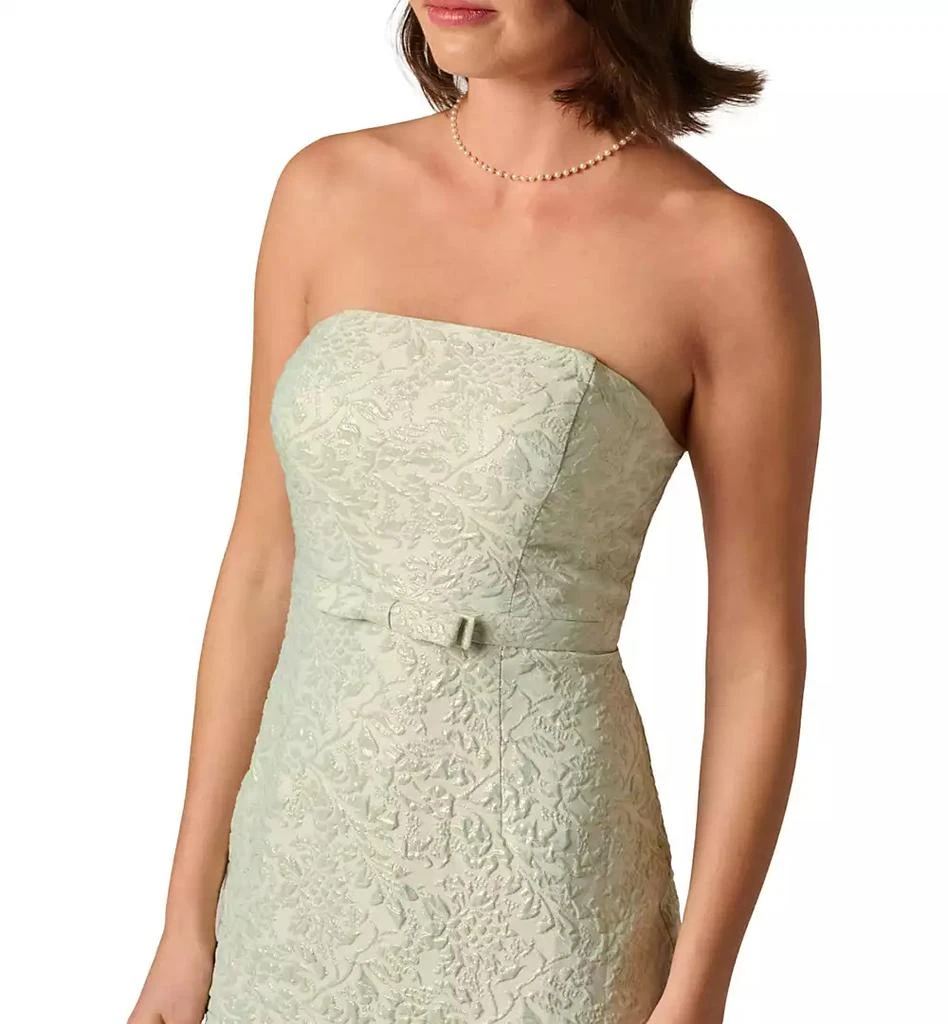 Adrianna Papell Women
s Strapless Glitter Ball Gown 2