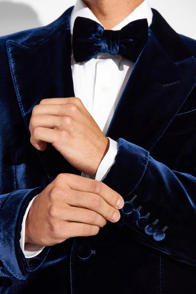 Tom Ford Tom Ford Single-Breasted Velvet Jacket 4