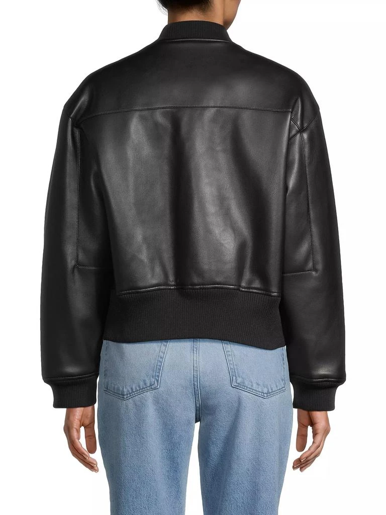 Apparis Chaz Faux Leather Bomber Jacket 5