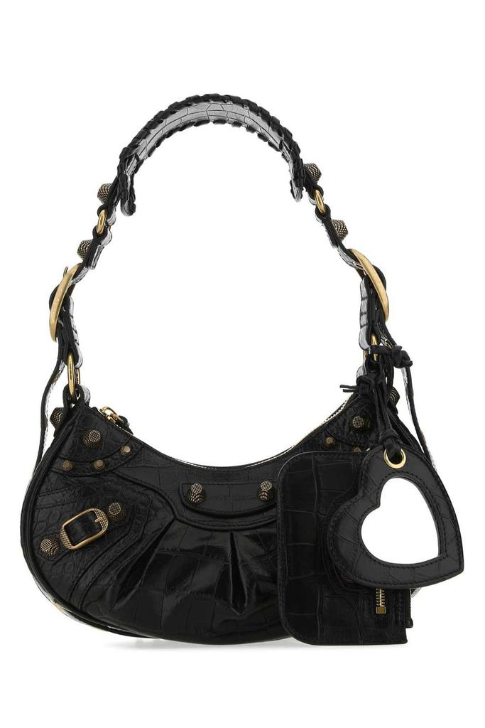NO/FAITH STUDIOS Black Denim Multipocket Bag - Crossbody
