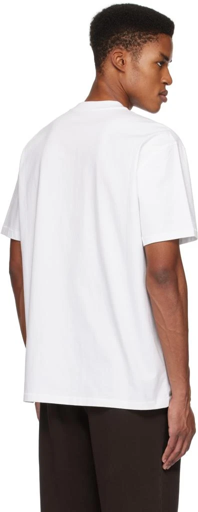 SKIMS White Heavyweight Cotton Relaxed T-shirt 3