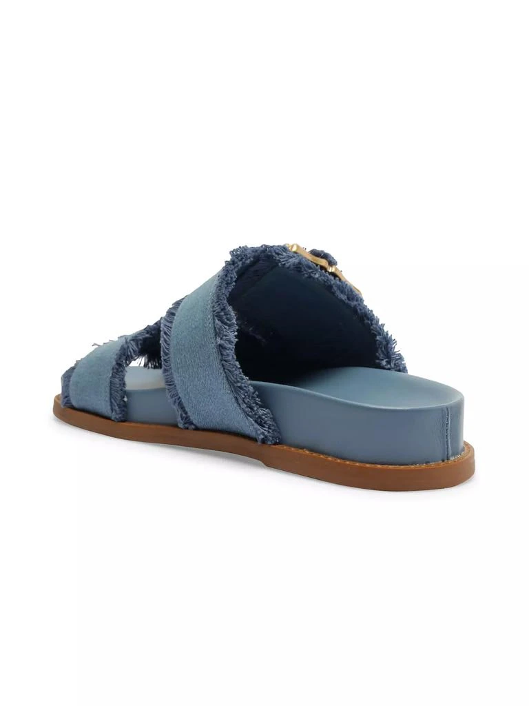 Schutz Enola Sporty Linen Sandals 7